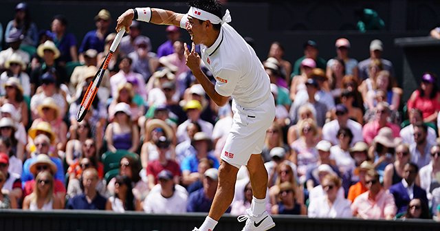 錦織圭 珍しいサーブ権選択の根拠 芝コートの先サービスでは12勝2敗 3 3 男子テニス Number Web ナンバー