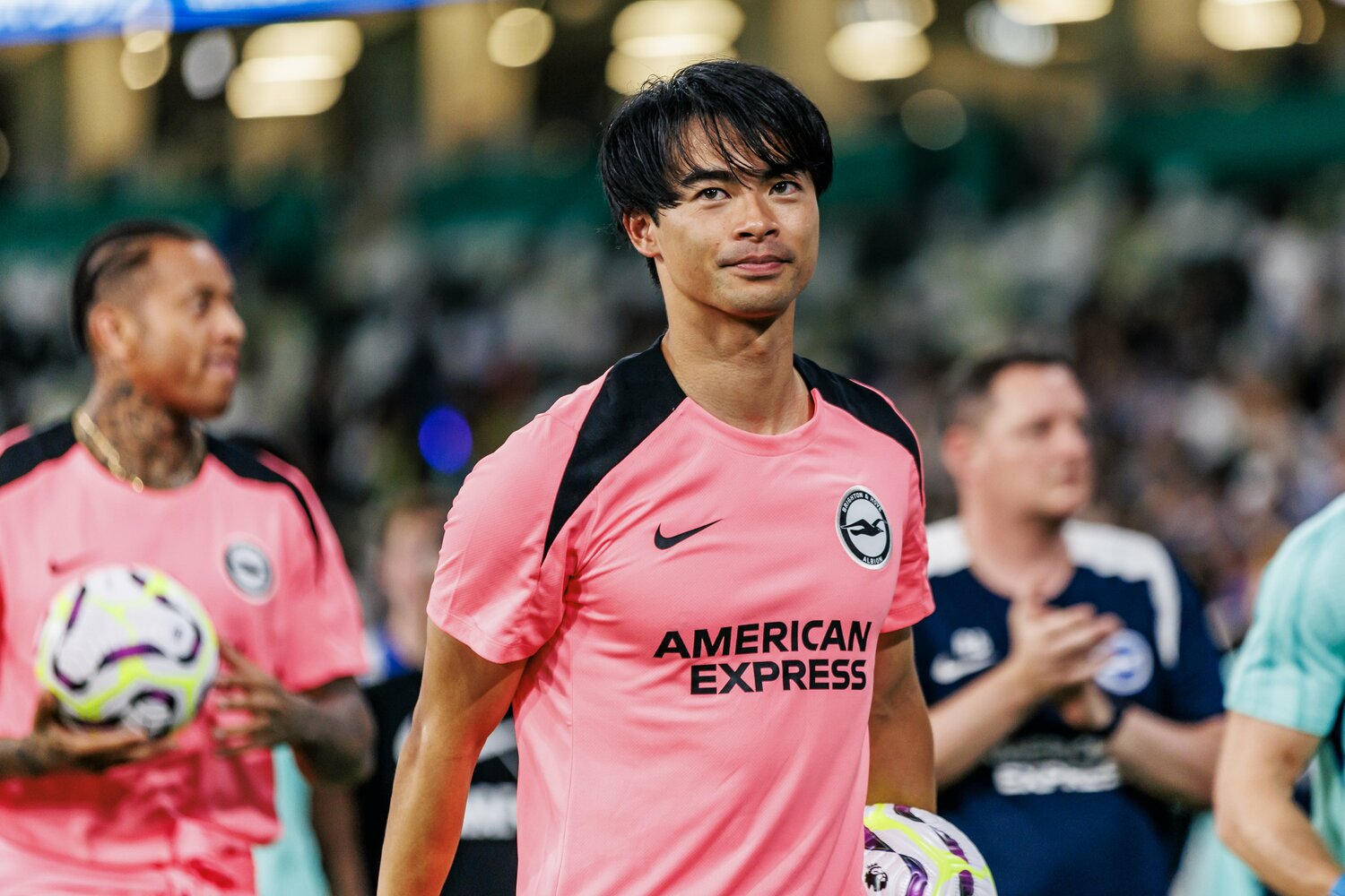 昨年7月の東京ツアー。三笘にとっては約5カ月ぶりの実戦復帰だった　©Kiichi Matsumoto 