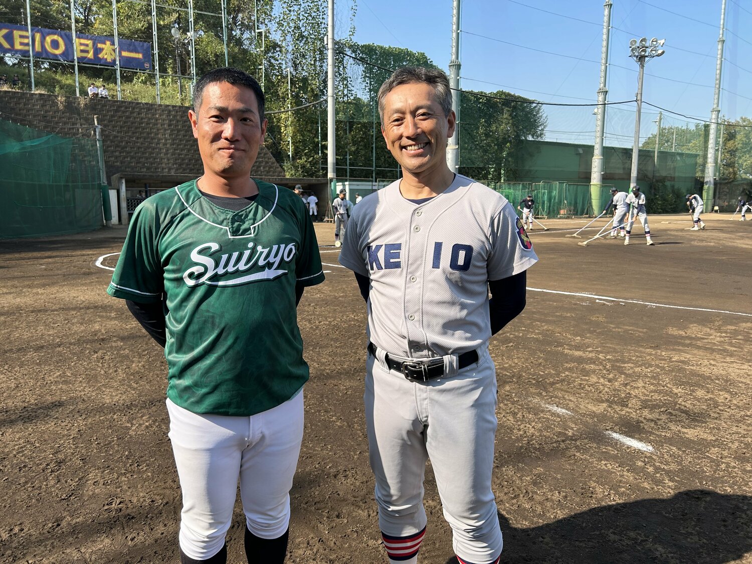 田中監督と森林監督　©Kou Hiroo