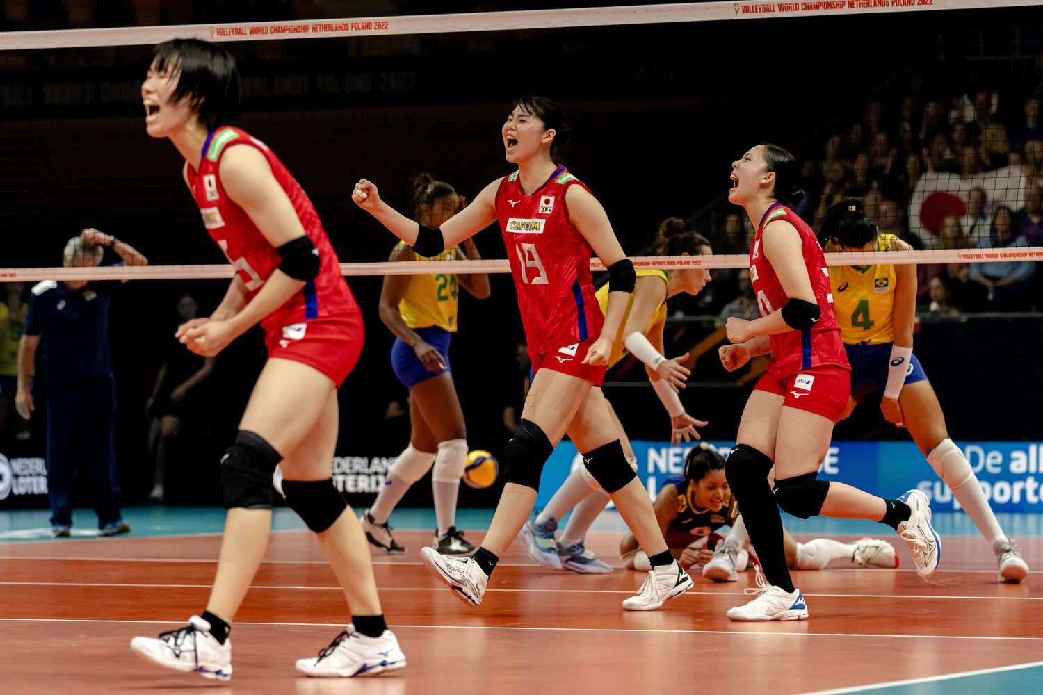 ベスト4進出が懸かる大一番でも存在感を発揮した22歳の山田二千華（19番）©︎ANP Photo/AFLO