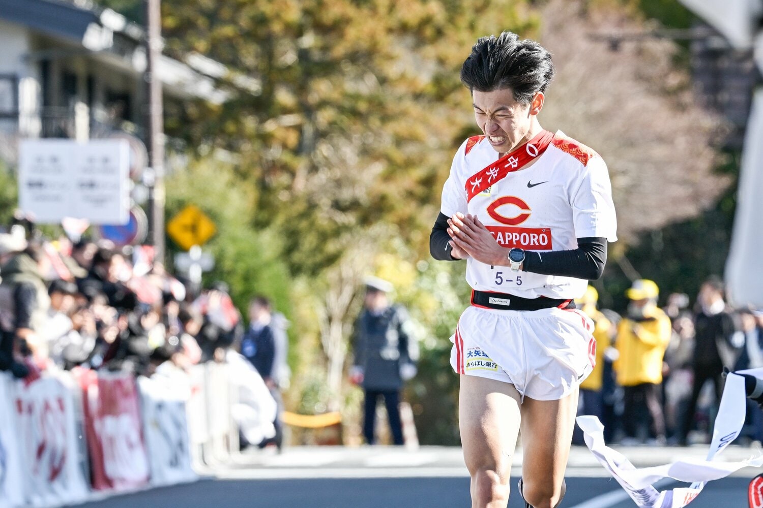 中大にとっては鬼門の5区で苦しんだ柴田　©Nanae Suzuki