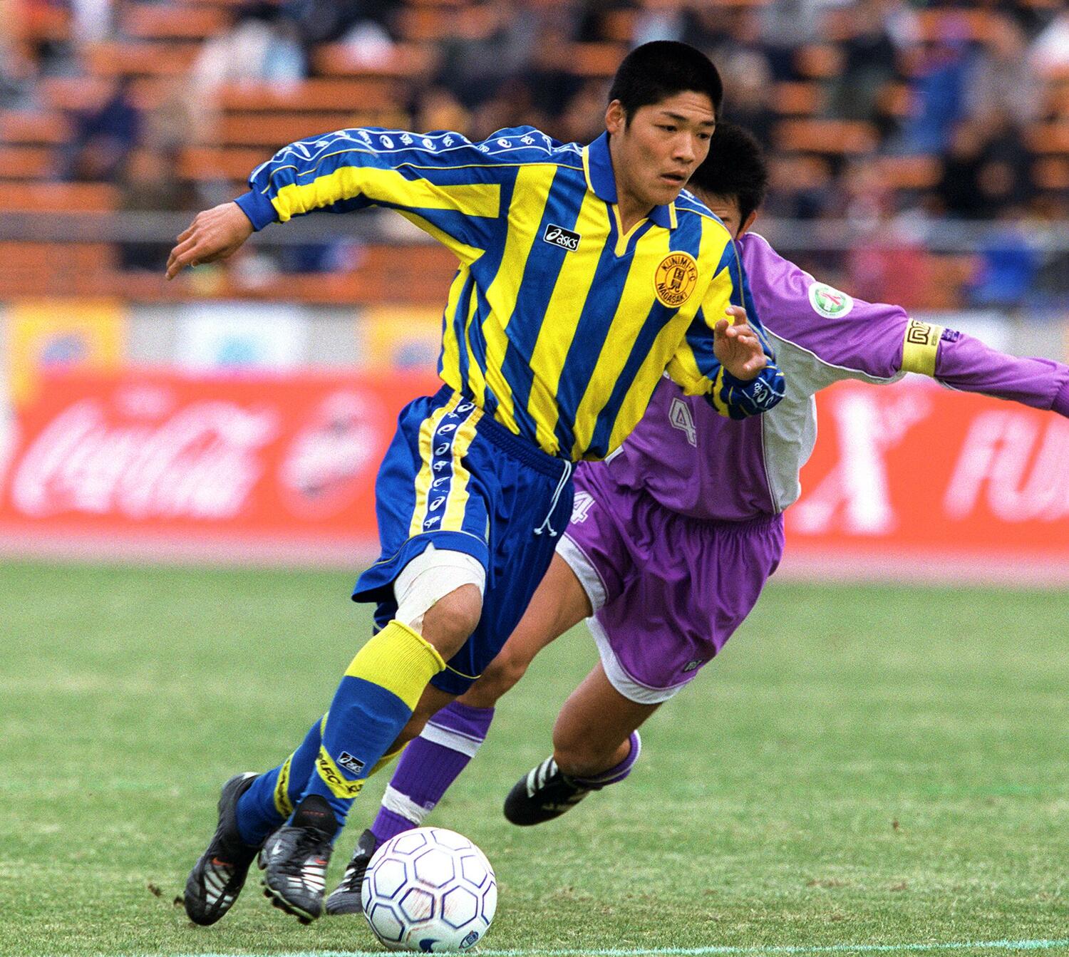 国見高校時代の大久保　©JIJI PRESS