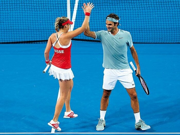 35歳の元王者が戦列復帰。成熟した態度から学ぶこと。～私たちはフェデラーをあと何年見ていられるのだろうか～＜Number Web＞ photograph by Getty Images