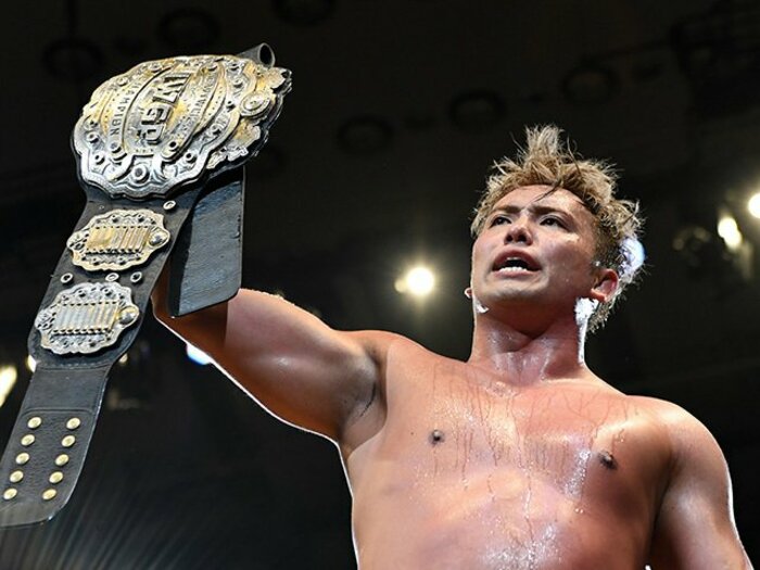 嫌いな男に勝ったIWGP王者の快感。オカダ、次はタイガーマスクWと対決!?＜Number Web＞ photograph by Essei Hara