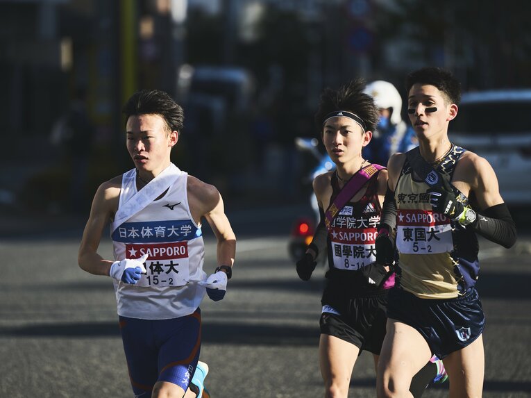 昨年の箱根では2年生ながら各校エースと渡り合い、“花の2区”を激走した平林　 ©Yuki Suenaga