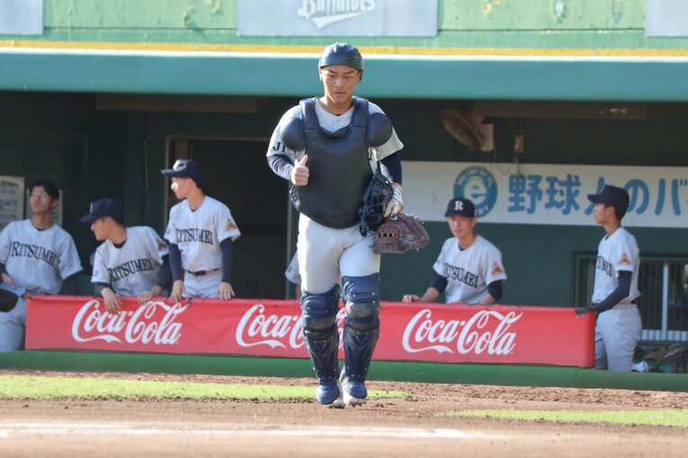 主将であり、捕手というまさにチームの要である伊藤　©Fumi Sawai