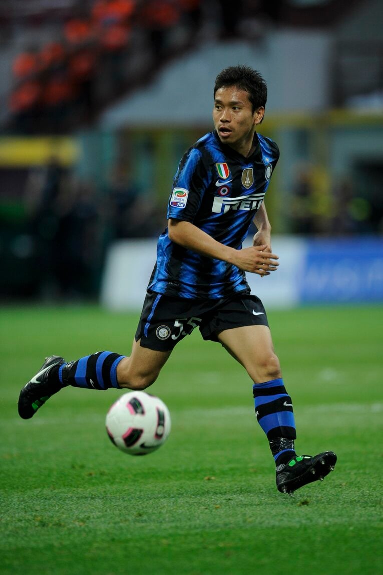 インテル時代の長友佑都（2011年）©Takuya Sugiyama