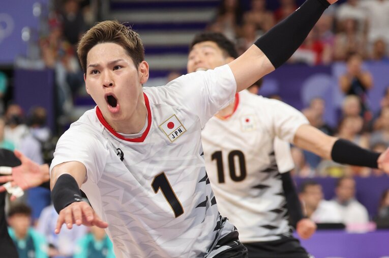 パリ五輪予選ラウンドvsアメリカ　©︎Tetsuya Higashikawa/JMPA