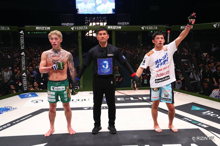 『RIZIN LANDMARK 5』斎藤裕vs平本蓮　©RIZIN FF