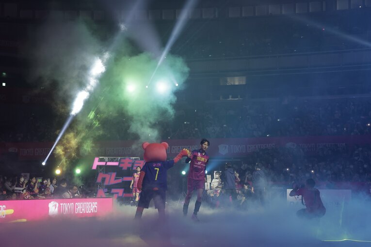 開幕戦翌日の東京体育館で行われた東京グレートベアーズのホームゲーム　©︎SV.LAEGUE