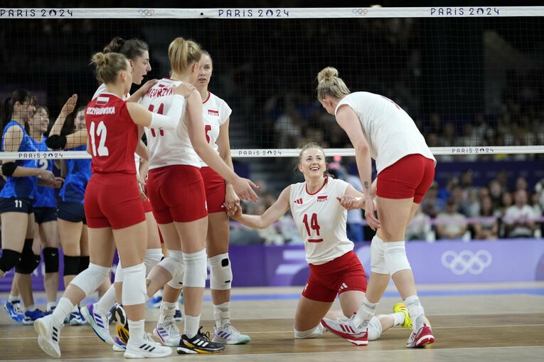 世界ランク4位の実力を発揮したポーランド　©︎AP/AFLO