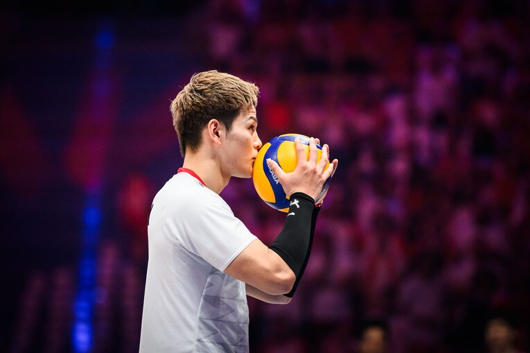 西田有志（VNL準決勝スロベニア戦）©︎Volleyball World