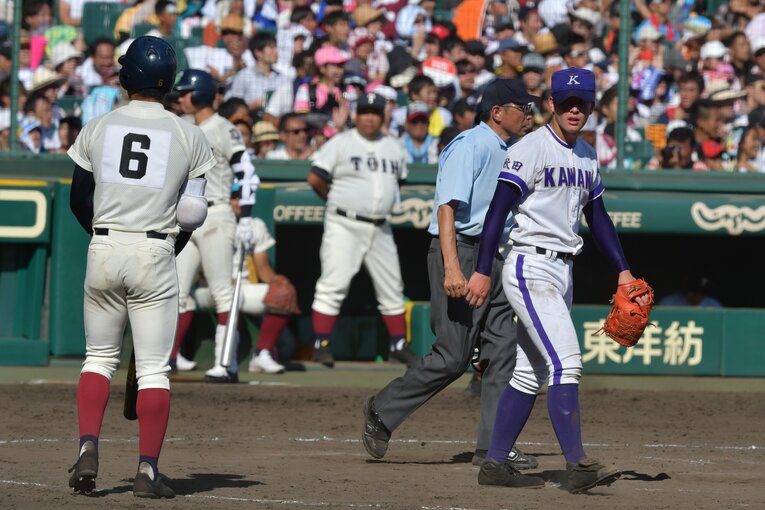 2018年夏の甲子園決勝の金足農業戦　　©Hideki Sugiyama