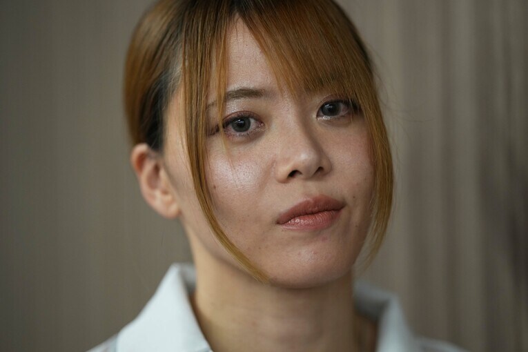 「トラウマ」トニー・ストームとの戦いについて語る岩谷麻優　©Essei Hara