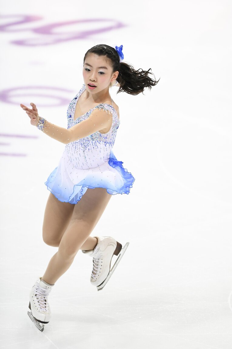 2016年GPファイナル、ジュニア女子に出場した紀平　©Asami Enomoto