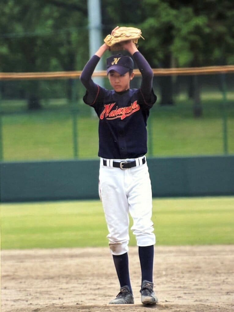 中学生時代の横山雄哉（本人提供）