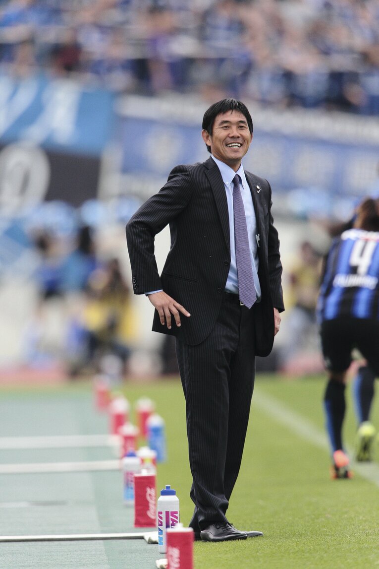 サンフレッチェ広島の監督時代の森保一　©JMPA