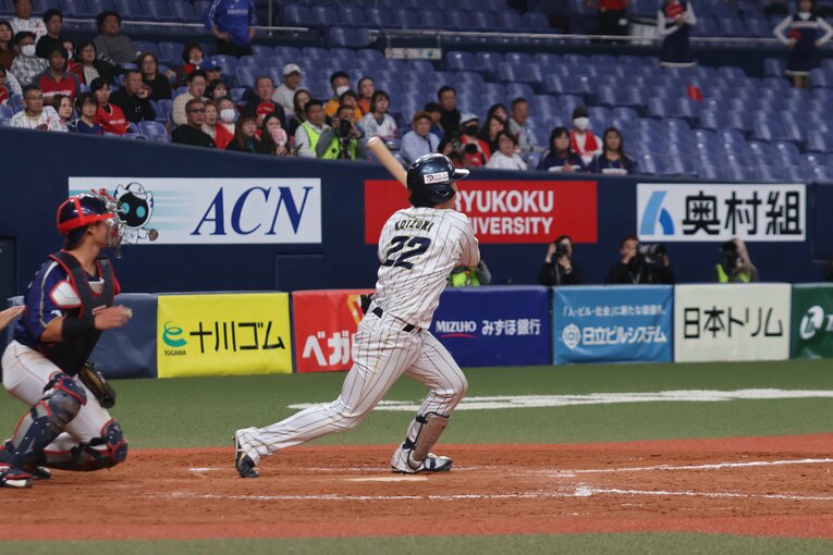 日本選手権では代打での登場　©Fumi Sawai