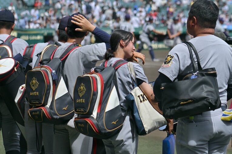 試合後の星よつはさん　©Hideki Sugiyama
