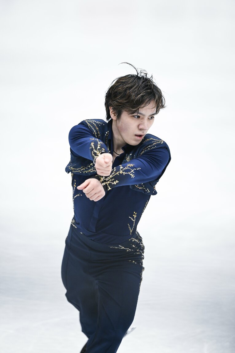 2022年世界選手権で優勝した宇野昌磨　©︎Asami Enomoto