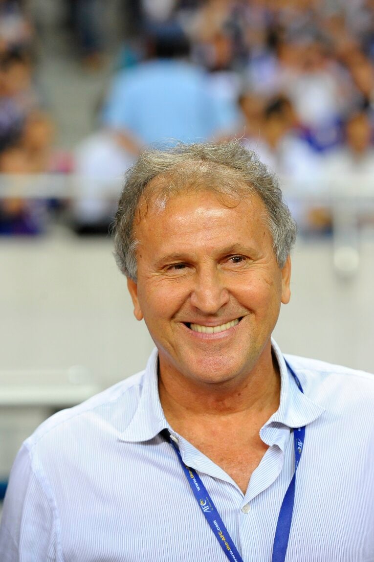 日本代表監督時代のジーコ　©Toshiya Kondo