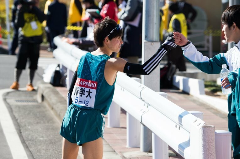藤川拓也（青学大）　第91回箱根駅伝 ／ photograph by Nanae Suzuki