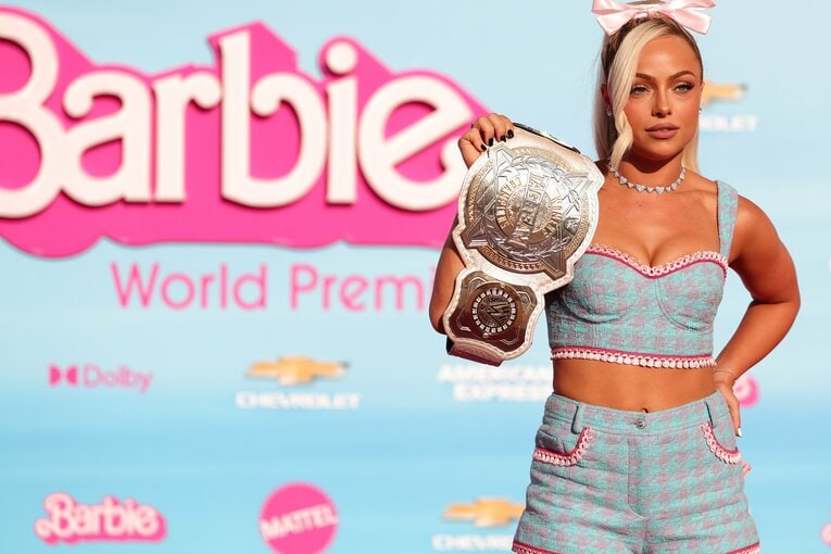 現役のWWEトップスター、リヴ・モーガン【スワイプするとそのほかの写真もご覧になれます】　©Getty Images