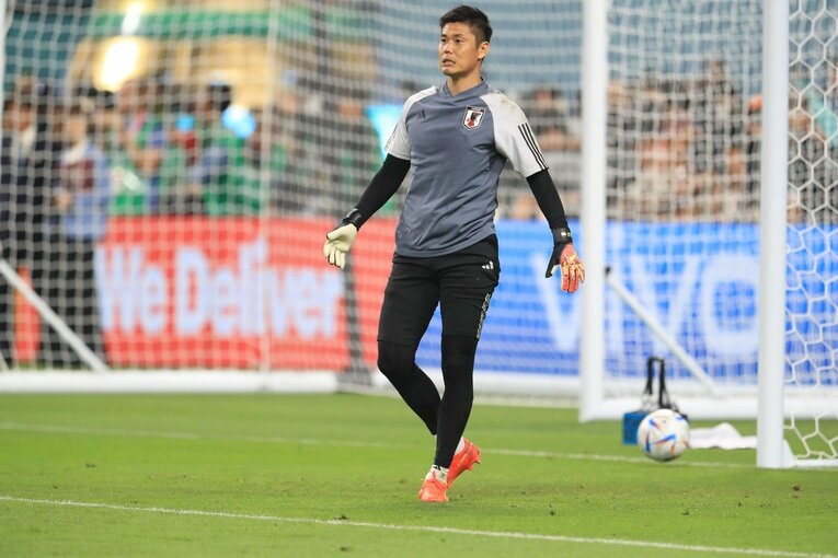 スペイン戦前の練習　©Kazuo Fukuchi／JMPA