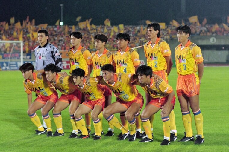 2位：1993年、清水エスパルスのメンバー／731分©Getty Images