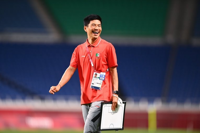 メキシコ代表の銅メダルに貢献した西村亮太さん。持ち前のアピール力と確かな観察眼でロサーノ監督の信頼を勝ち取ってきた　©︎Takuya Kaneko/JMPA