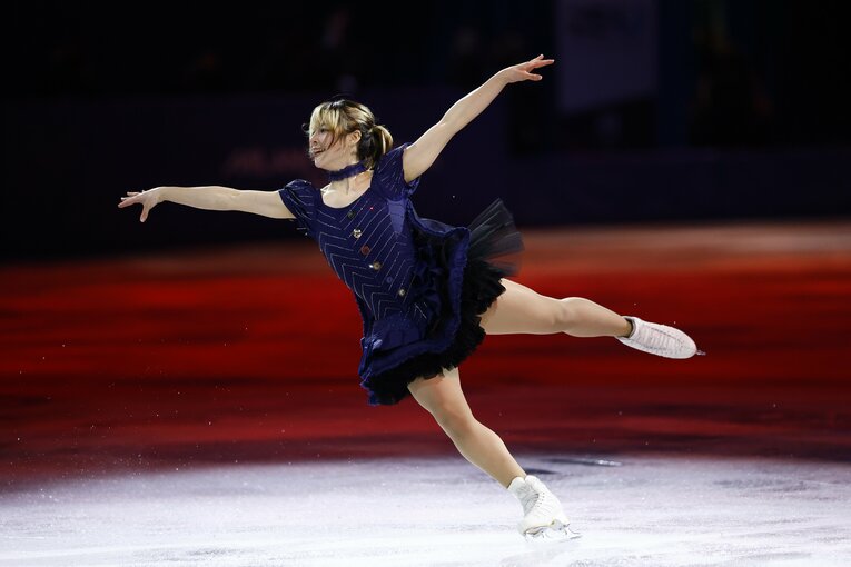 【フィギュア仲良しレア写真】21日のエキシビションの様子（写真は右に続きます）　©Sunao Noto/JMPA