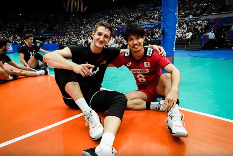 ネーションズリーグ・ドイツ戦　©︎FIVB