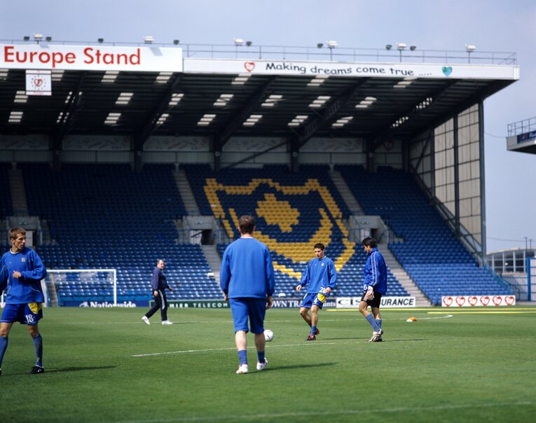 川口能活／2003年ポーツマス時代　©Takuya Sugiyama