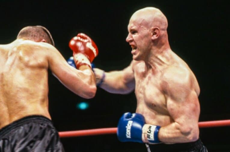 すさまじいパンチ力を誇ったマイク・ベルナルド。K-1全盛期に「四天王」のひとりとして活躍した ／ photograph by Susumu Nagao