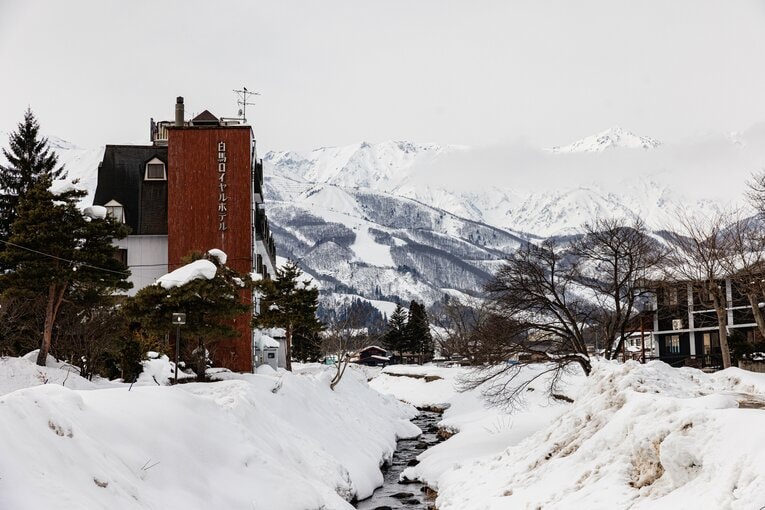 長野五輪の舞台に選ばれるだけあって、白馬は素晴らしいリゾート地である