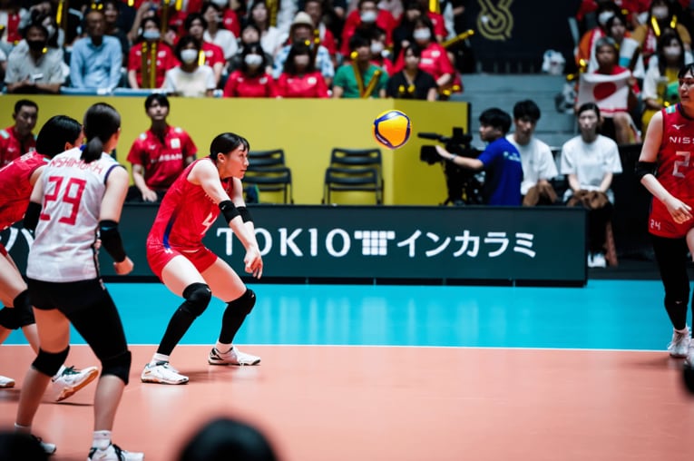 石川真佑／FIVBパリ五輪予選　©︎FIVB