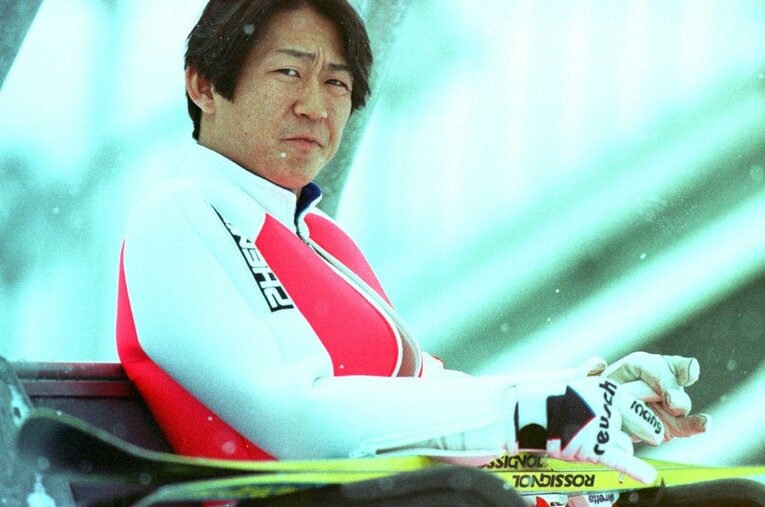 1998年の長野五輪で団体戦金メダリストとなった岡部孝信。4年前の“悲劇”を乗り越えての栄冠だった ／ photograph by Naoya Sanuki/JMPA