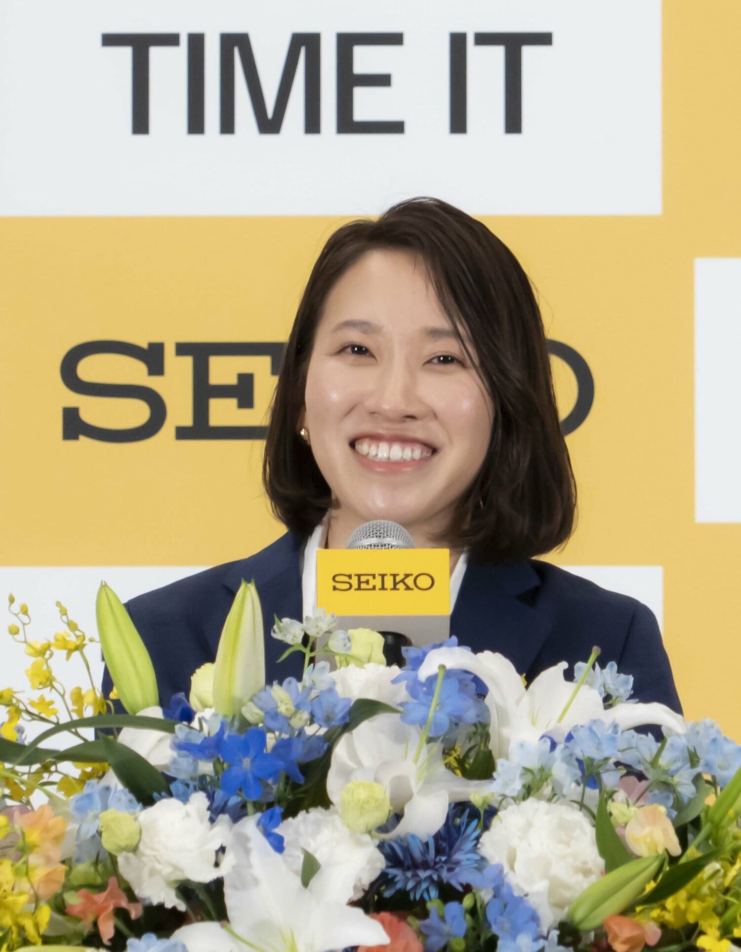 昨年1月に引退を発表した福島千里。兒玉にとっても憧れの存在だった　©JIJI PRESS