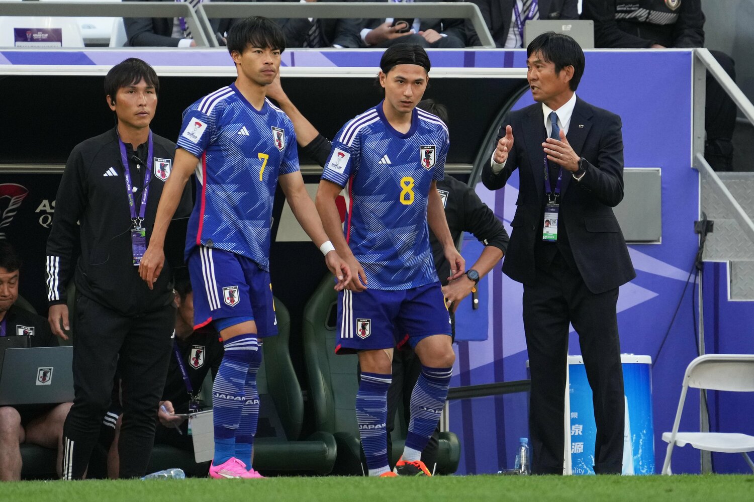 三笘と南野の不在は大きいとトルシエも見る ©Etsuo Hara/Getty Images