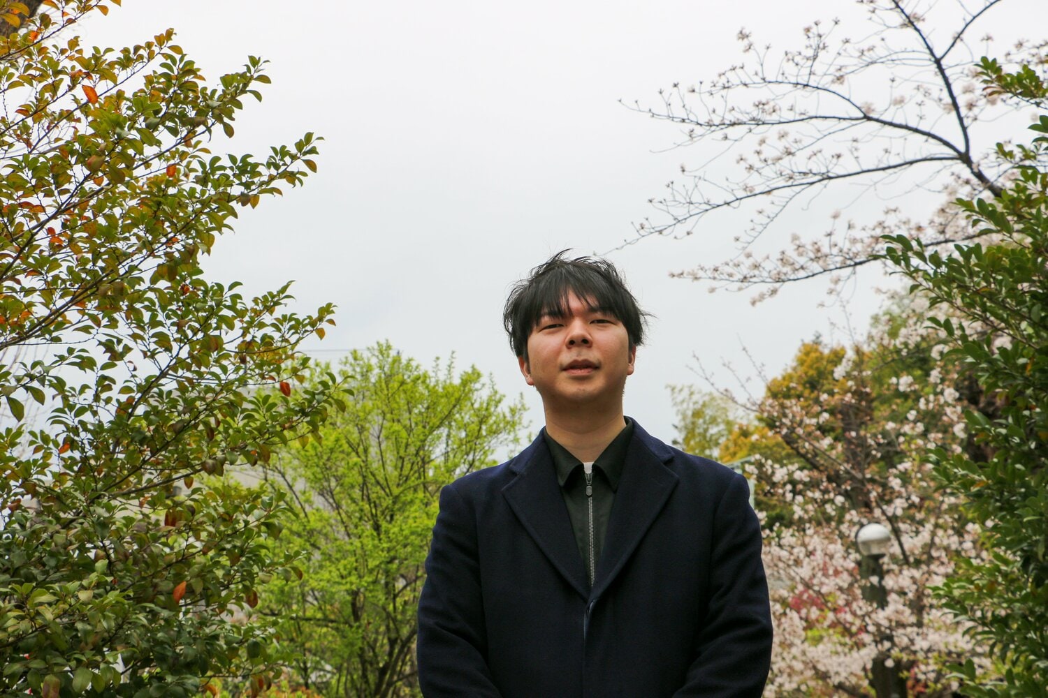 インタビューに応じてくれた高見　©Shintaro Okawa　