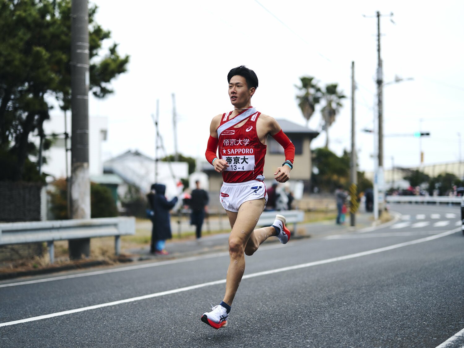 祖父は福岡大で箱根に出場したこともある末次　©Yuki Suenaga