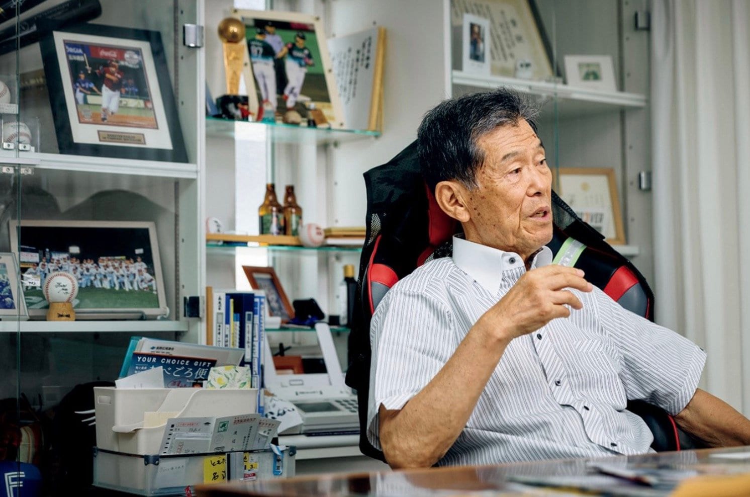 47年間、横浜高校の監督を努めた名将、渡辺元智(2026年8月17日に81歳で死去) ©Kiichi Matsumoto