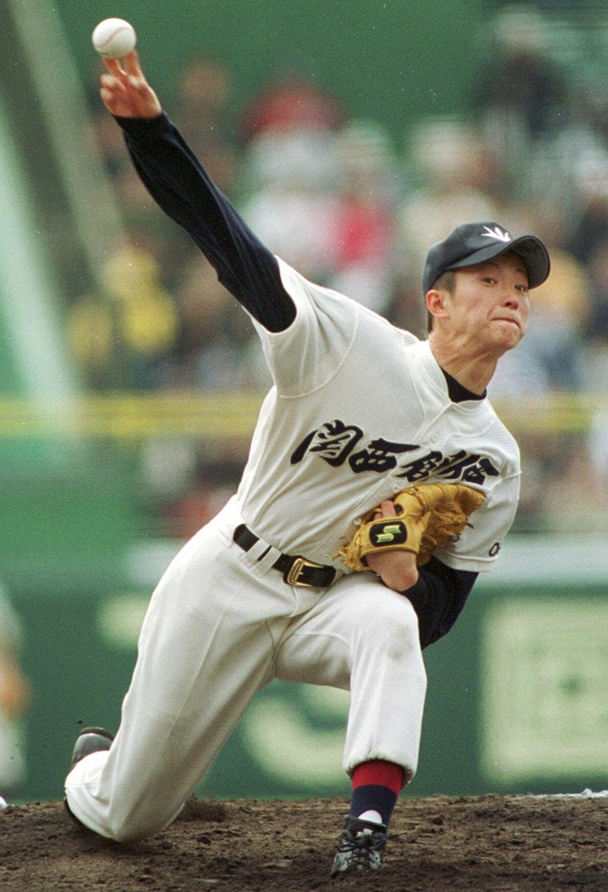 関西創価高時代の野間口。高卒プロか進学か、その決断にも注目が集まっていた ©JIJI PRESS