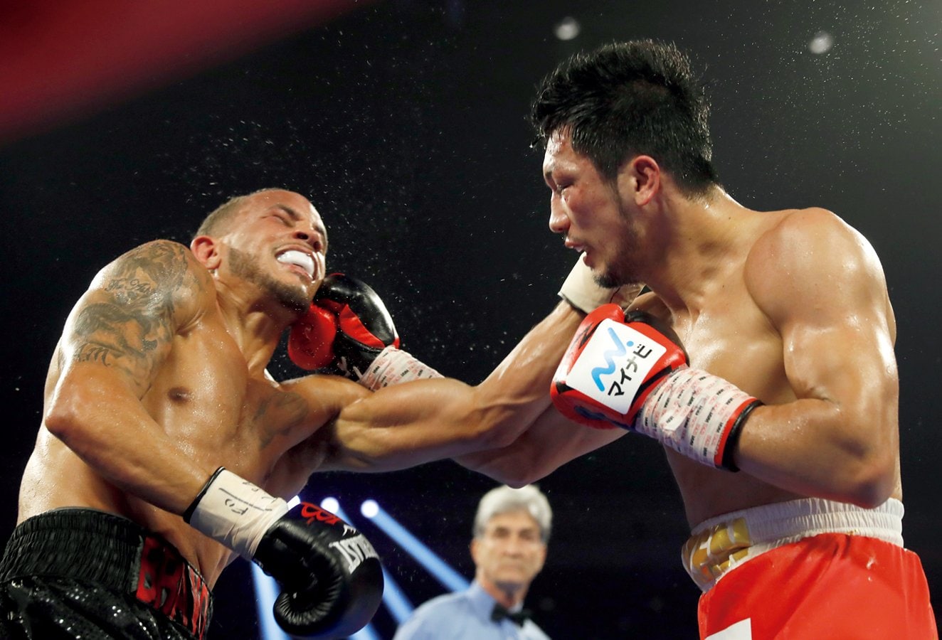 プロ転向後には、ボクシングの本場であるアメリカのリングで3試合を戦った　Getty Images