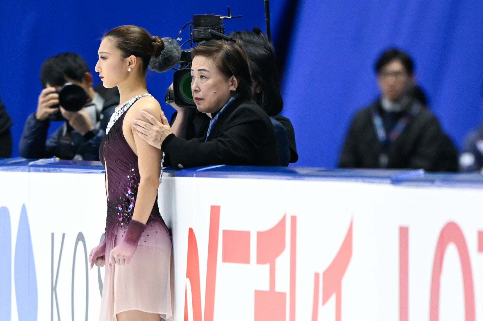 ラストシーズンの気迫十分の坂本花織　©️Asami Enomoto