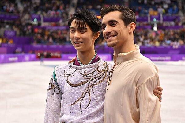 盟友・フェルナンデスから羽生へ。 世界選手権後にかけた言葉とは。