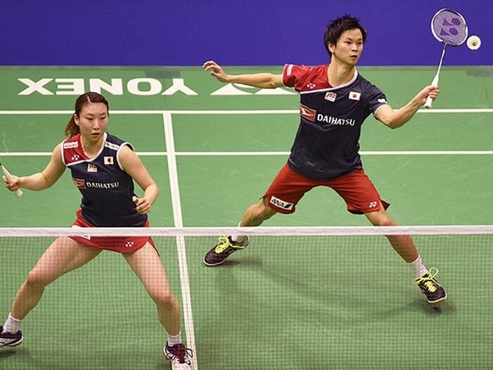 バド混合ダブルスの渡辺と東野が天敵・中国ペア撃破の先に見た世界。＜Number Web＞ photograph by Imaginechina/AFLO