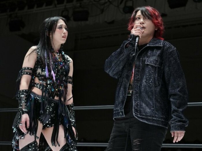 「上谷、ずっと見てたよ」林下詩美のスターダム電撃復帰に上谷沙弥は何を思う？ 一瞬だけ浮かべた“ある表情”「2年間、何してた？」「すべてが甘い」＜Number Web＞ photograph by Essei Hara