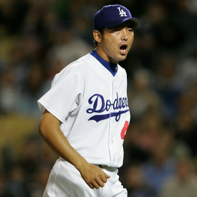 斎藤隆投手　ドジャース時代　支給品　スパイク ⚾️ スポーツ 斎藤隆投手 ドジャース時代 支給品 スパイク