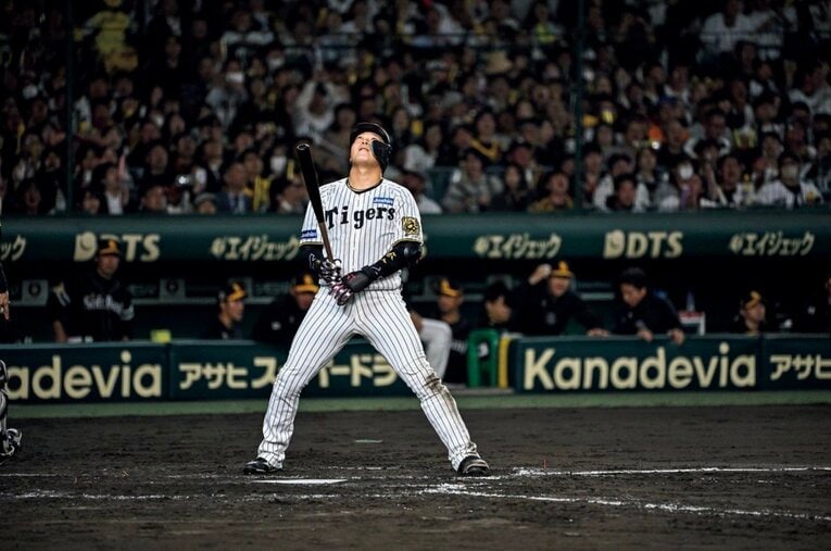 打率.056に終わった昨季の日本シリーズ。第3戦後には「全部、僕の責任」と語った　©Nanae Suzuki